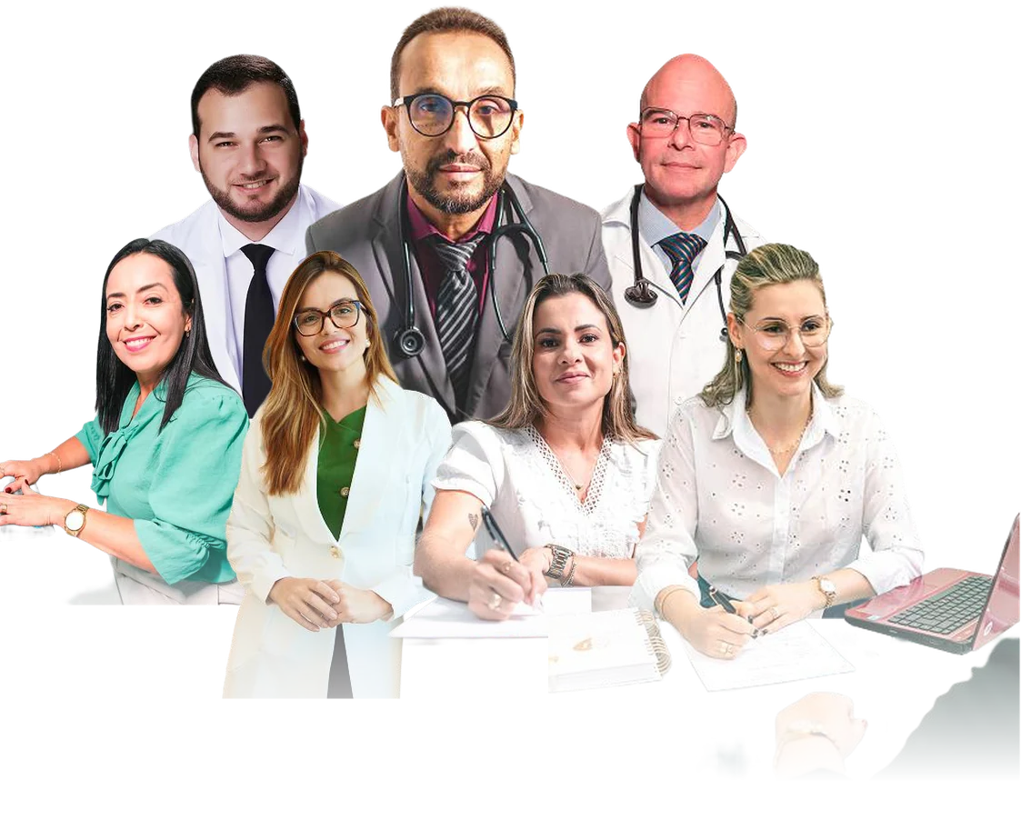 Equipe de profissionais da CardioService